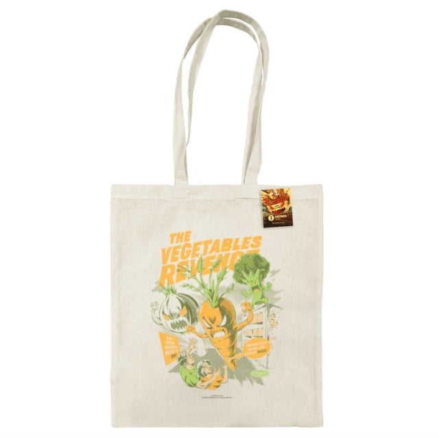 Book cover of: Ilustrata (Eat Your Vegetables) Natural Tote Bag