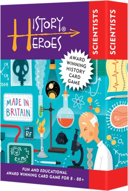 Book cover of: History Heroes SCIENTISTS card game