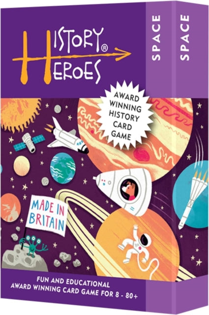 Book cover of: History Heroes: SPACE card game
