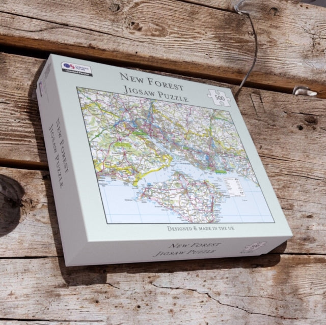 Book cover of: OS Map 500 Piece Premium Jigsaw Puzzle - New Forest National Park