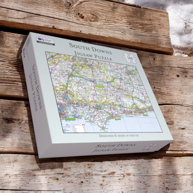 Book cover of: OS Map 500 Piece Premium Jigsaw Puzzle - South Downs National Park