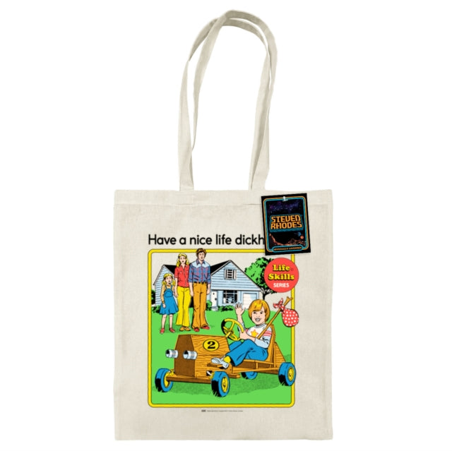 Book cover of: Steven Rhodes (Have A Nice Life) Natural Tote Bag
