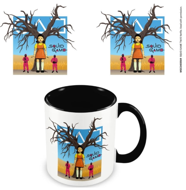 Book cover of: Squid Game 2 (Red Light, Green Light) Black Coloured Inner Mug