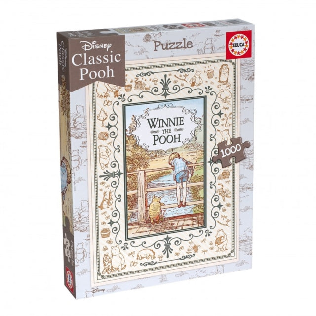 Book cover of: Educa Borras - Winnie the Pooh Poohsticks 1000 piece Jigsaw Puzzle