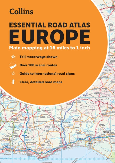 Book cover of: Collins Essential Road Atlas Europe. By: Collins Maps