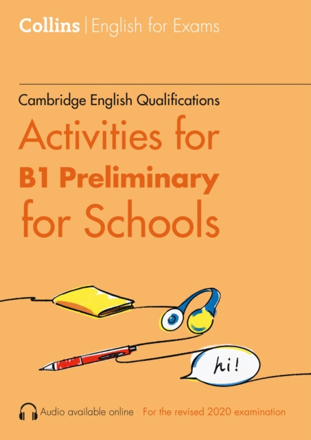 Book cover of: Activities for B1 Preliminary for Schools. By: Rebecca Adlard