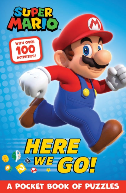 Book cover of: Official Super Mario Here We Go!. By: Nintendo