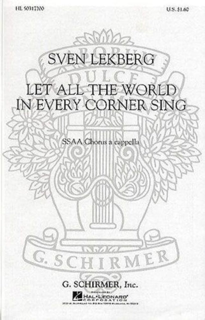 Book cover of: Let all the world in every corner sing