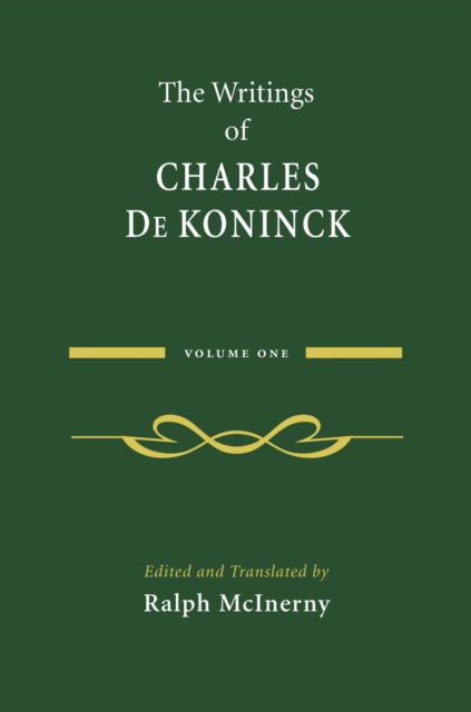 Book cover of: Writings of Charles De Koninck. By: Charles de Koninck, Charles De Koninck
