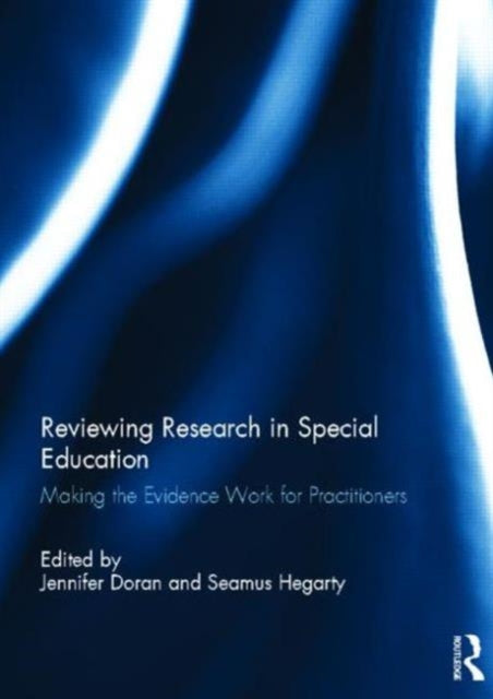 Book cover of: Reviewing Research in Special Education. By: Jennifer Doran
