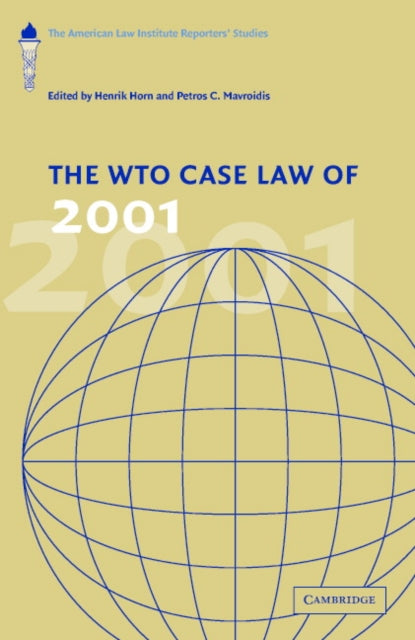 Book cover of: WTO Case Law of 2001
