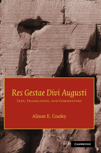 Book cover of: Res Gestae Divi Augusti. By: Augustus Emperor of Rome