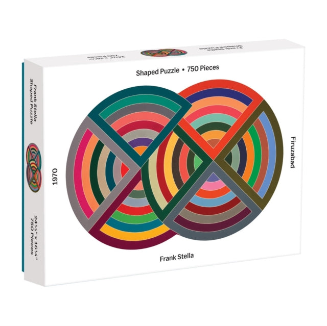 Book cover of: Moma Frank Stella 750 Piece Shaped Puzzle. By: Galison