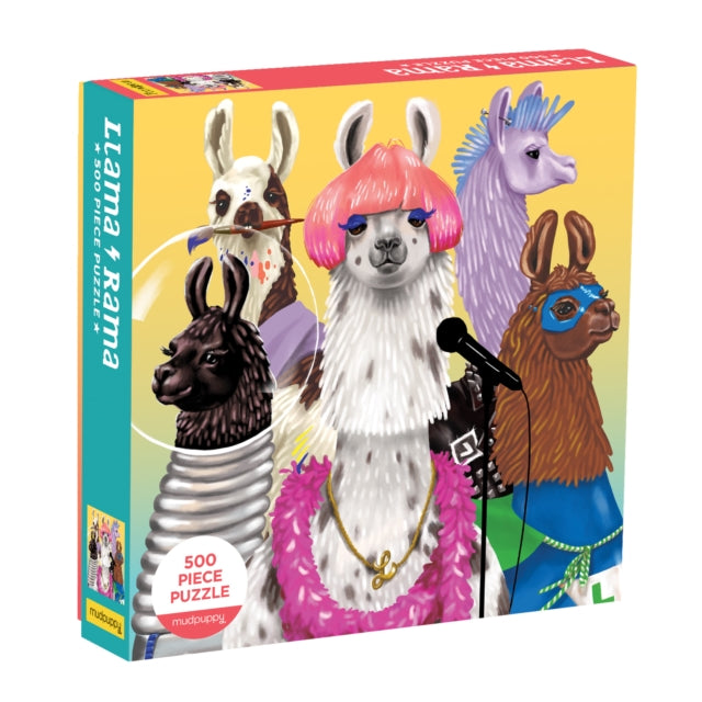 Book cover of: Llama Rama 500 Piece Family Puzzle