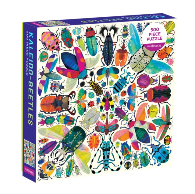 Book cover of: Kaleido Beetles 500 Piece Family Puzzle