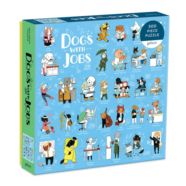 Book cover of: Dogs With Jobs 500 Piece Puzzle