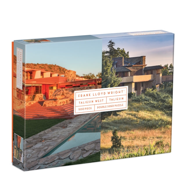 Book cover of: Frank Lloyd Wright Taliesin and Taliesin West 500 Piece Double-Sided Puzzle