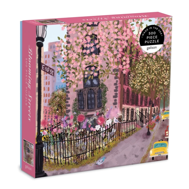 Book cover of: Blooming Streets 500 Piece Puzzle