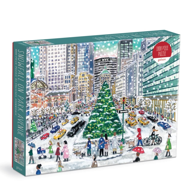 Book cover of: Michael Storrings Snowfall on Park Avenue 1000 Piece Puzzle