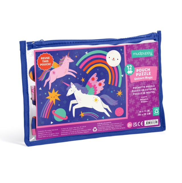 Book cover of: Unicorn Magic 12 Piece Pouch Puzzle