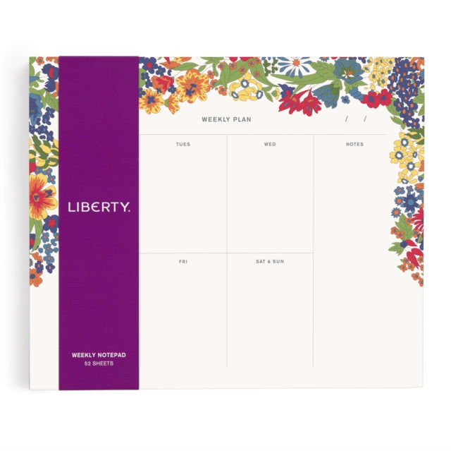 Book cover of: Liberty Margaret Annie Weekly Notepad. By: Galison