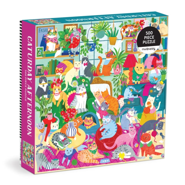 Book cover of: Caturday Afternoon 500 Piece Family Puzzle