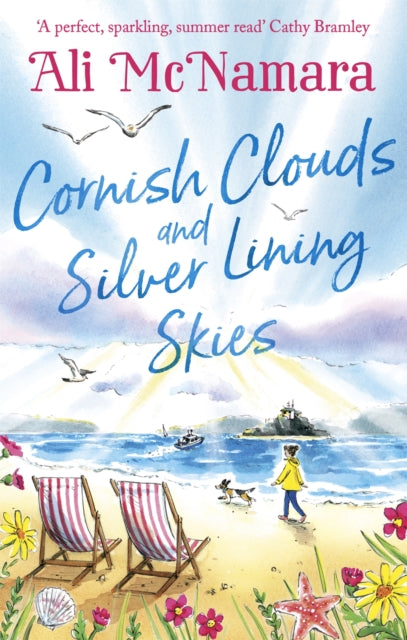 Book cover of: Cornish Clouds and Silver Lining Skies. By: Ali McNamara