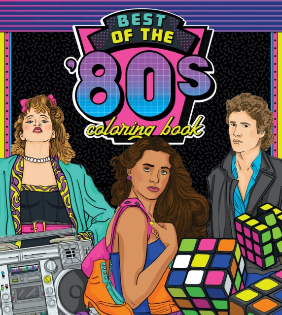 Book cover of: Best of the '80s Coloring Book. By: Walter Foster Creative Team