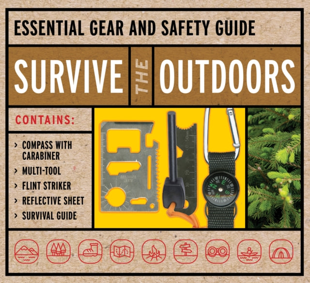 Book cover of: Survive the Outdoors Kit