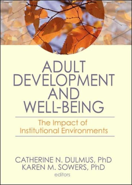 Book cover of: Adult Development and Well-Being
