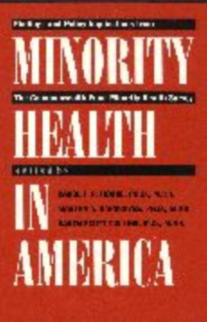 Book cover of: Minority Health in America