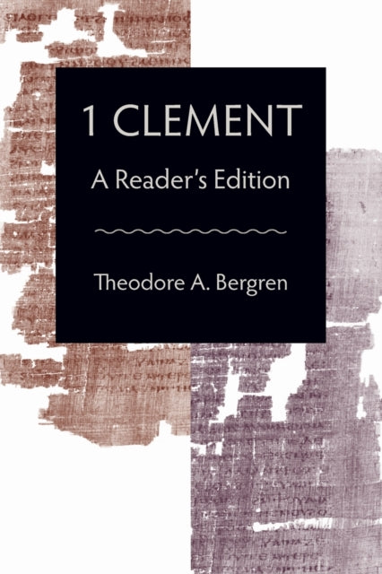 Book cover of: 1 Clement. By: Theodore A. Bergren