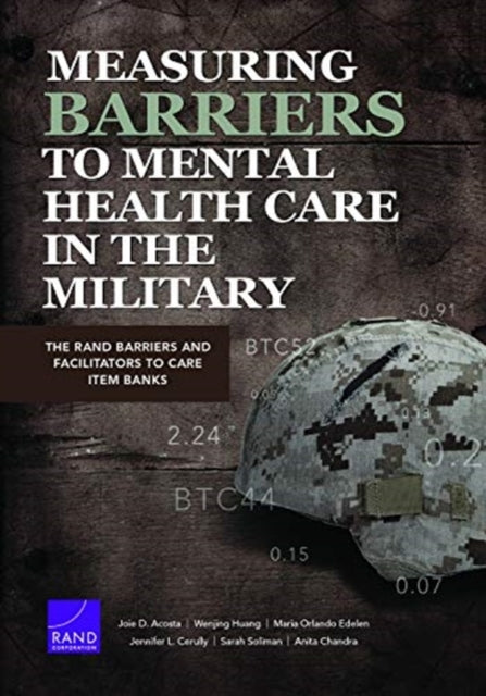 Book cover of: Measuring Barriers to Mental Health Care in the Military. By: Joie D. Acosta