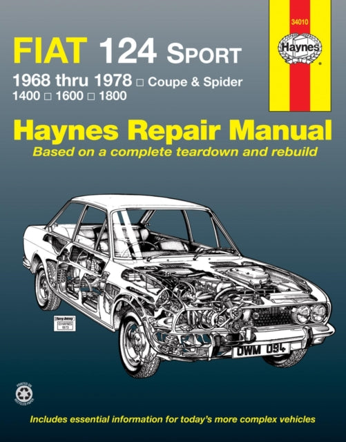 Book cover of: Fiat 124 Sport Coupe & Spider (1968-1978) Haynes Repair Manual (USA). By: John Haynes