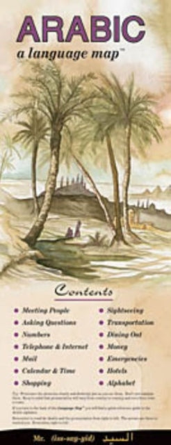 Book cover of: ARABIC a Language Map. By: Kristine K. Kershul