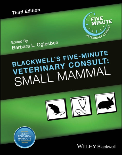 Book cover of: Blackwell's Five-Minute Veterinary Consult. By: Oglesbee