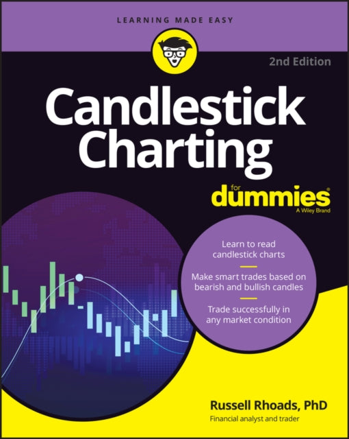 Book cover of: Candlestick Charting For Dummies. By: Russell Rhoads