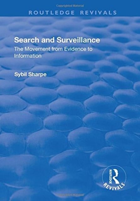 Book cover of: Search and Surveillance. By: Sybil Sharpe