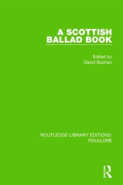 Book cover of: Scottish Ballad Book (RLE Folklore). By: David Buchan