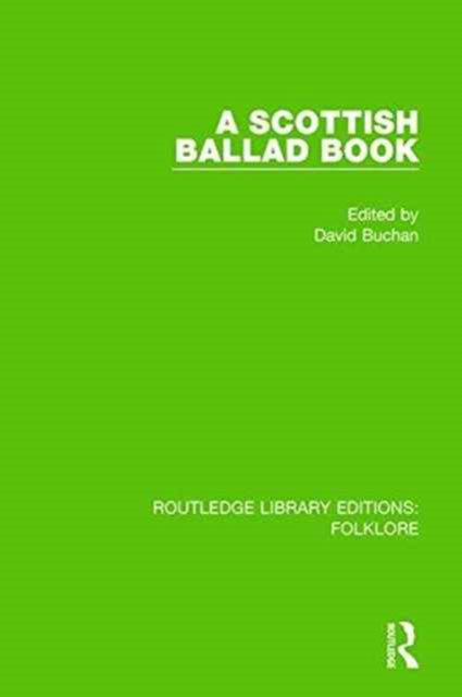Book cover of: Scottish Ballad Book (RLE Folklore). By: David Buchan