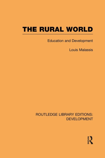 Book cover of: Rural World. By: Louis Malassis