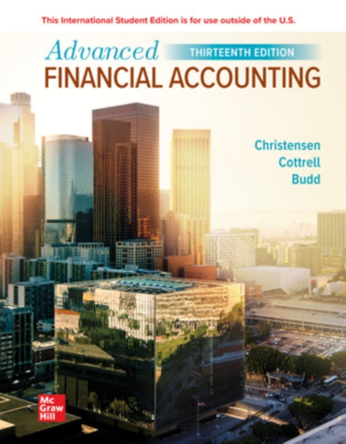 Book cover of: Advanced Financial Accounting ISE. By: CHRISTENSEN