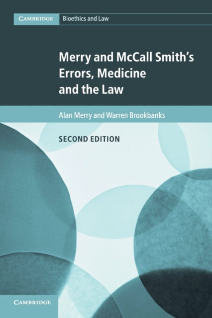 Book cover of: Merry and McCall Smith's Errors, Medicine and the Law. By: Alan Merry