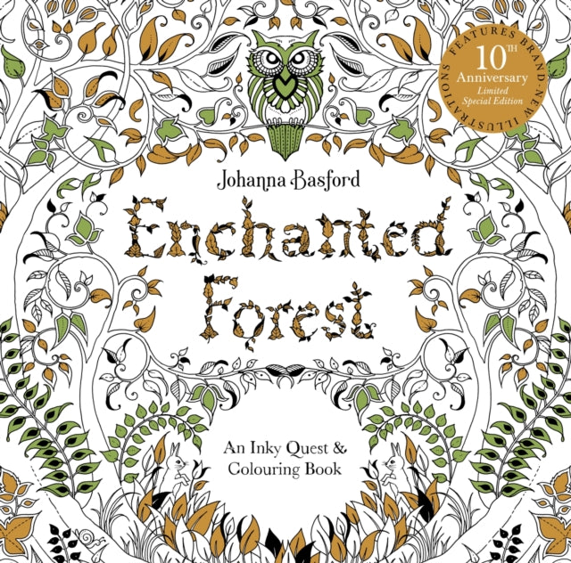 Book cover of: Enchanted Forest. By: Johanna Basford