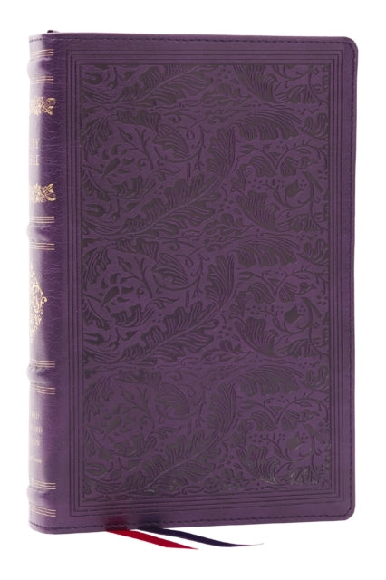 Book cover of: RSV Personal Size Bible with Cross References, Purple Leathersoft, (Sovereign Collection). By: Zondervan