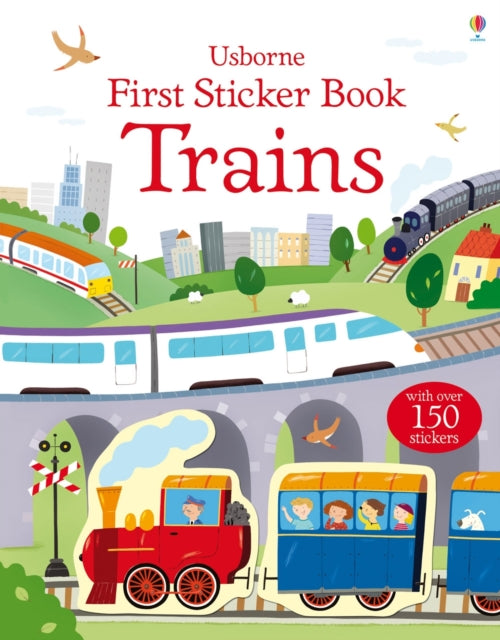 Book cover of: First Sticker Book Trains