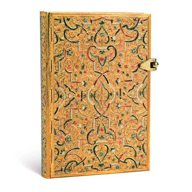 Book cover of: Gold Inlay Mini Lined Hardcover Journal. By: Paperblanks