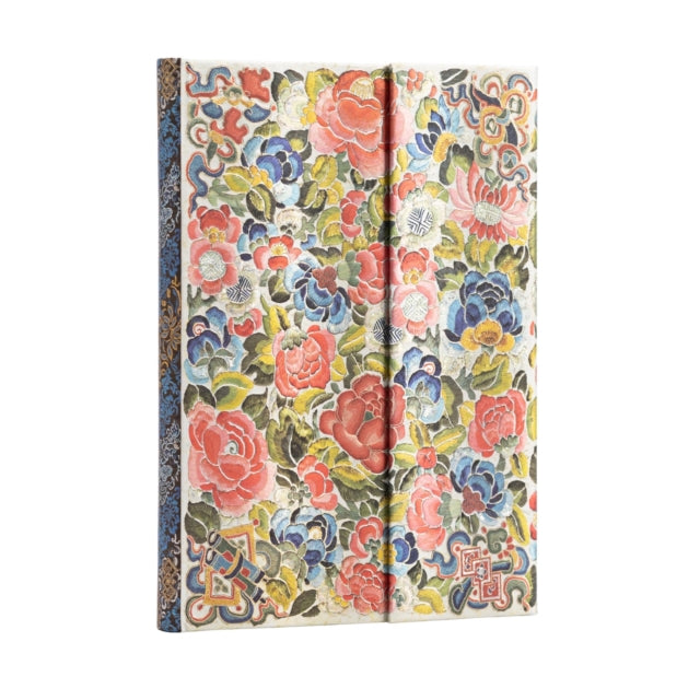 Book cover of: Pear Garden (Peking Opera Embroidery) Midi Lined Hardcover Journal. By: Paperblanks