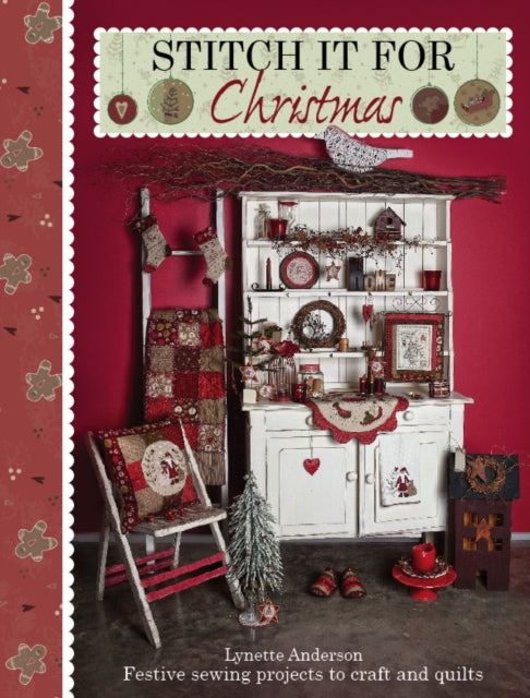 Book cover of: Stitch it for Christmas. By: ANDERSON, LYNETTE