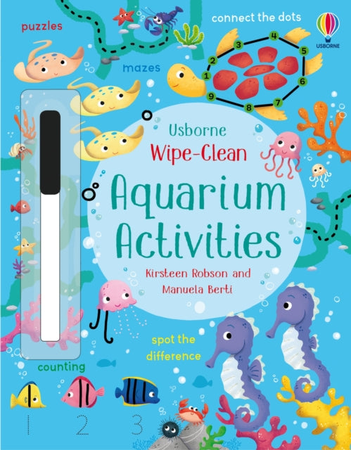 Book cover of: Wipe-Clean Aquarium Activities